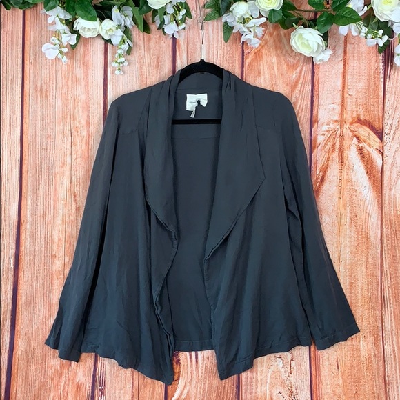 silence + noise Sweaters - Silence + Noise Grey Waterfall Cardigan 1283CH3